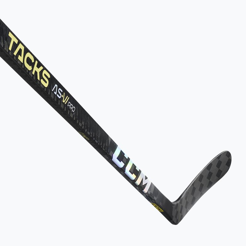 Bastone da hockey per bambini CCM Tacks As-VI Pro JR nero 2