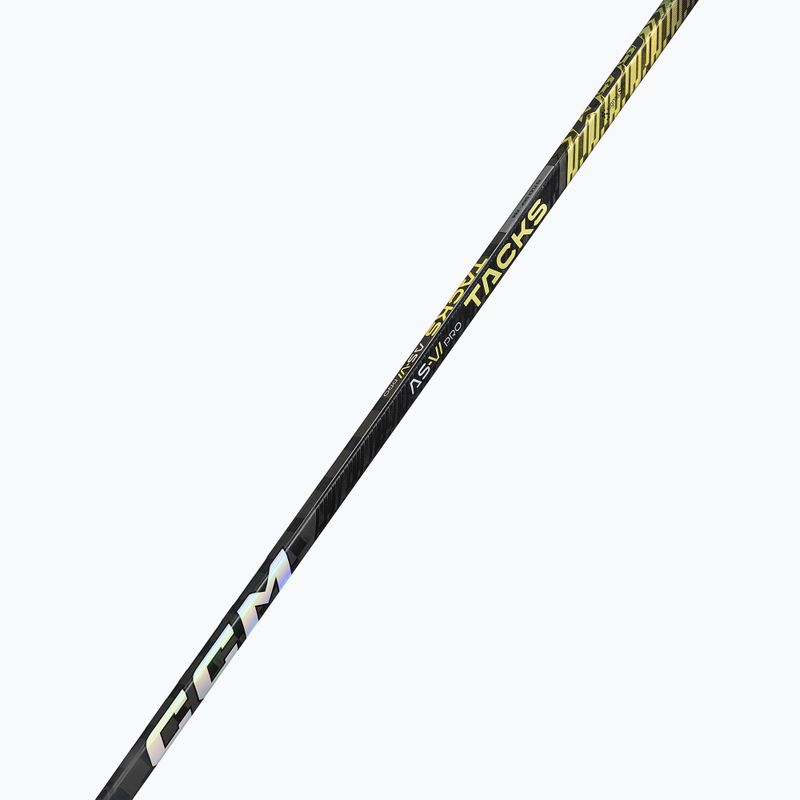 Bastone da hockey per bambini CCM Tacks As-VI Pro JR nero 5