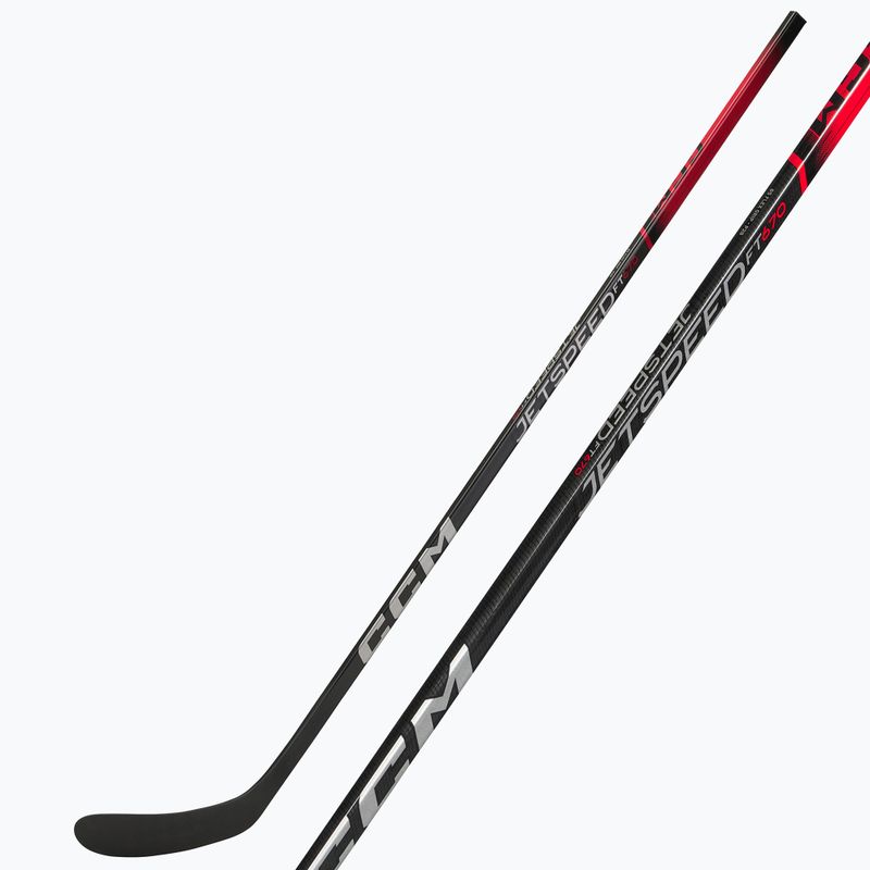 Bastone da hockey CCM JetSpeed FT670 SR nero 6