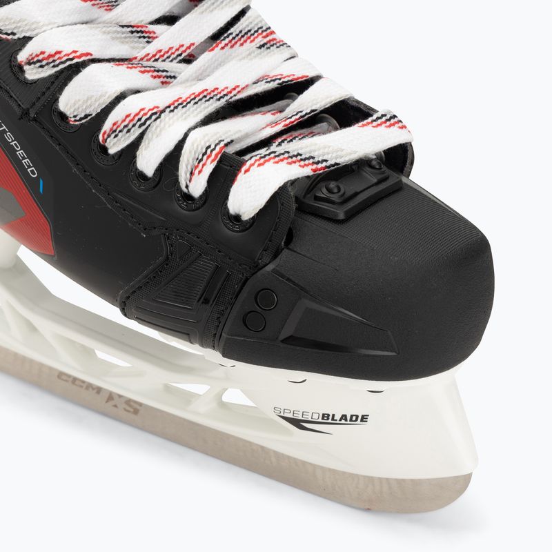 Pattini da hockey CCM da uomo JetSpeed FT670 SR nero 5
