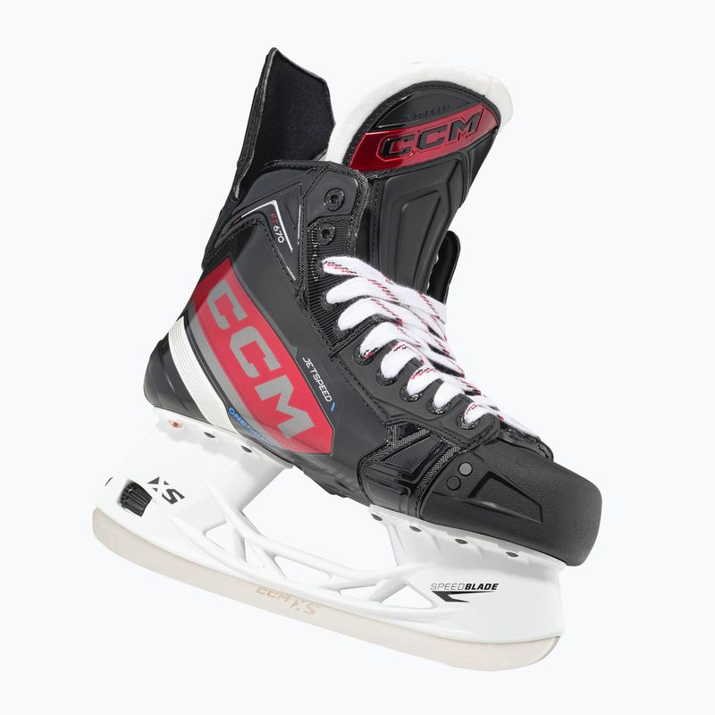 Pattini da hockey CCM da uomo JetSpeed FT670 SR nero 2