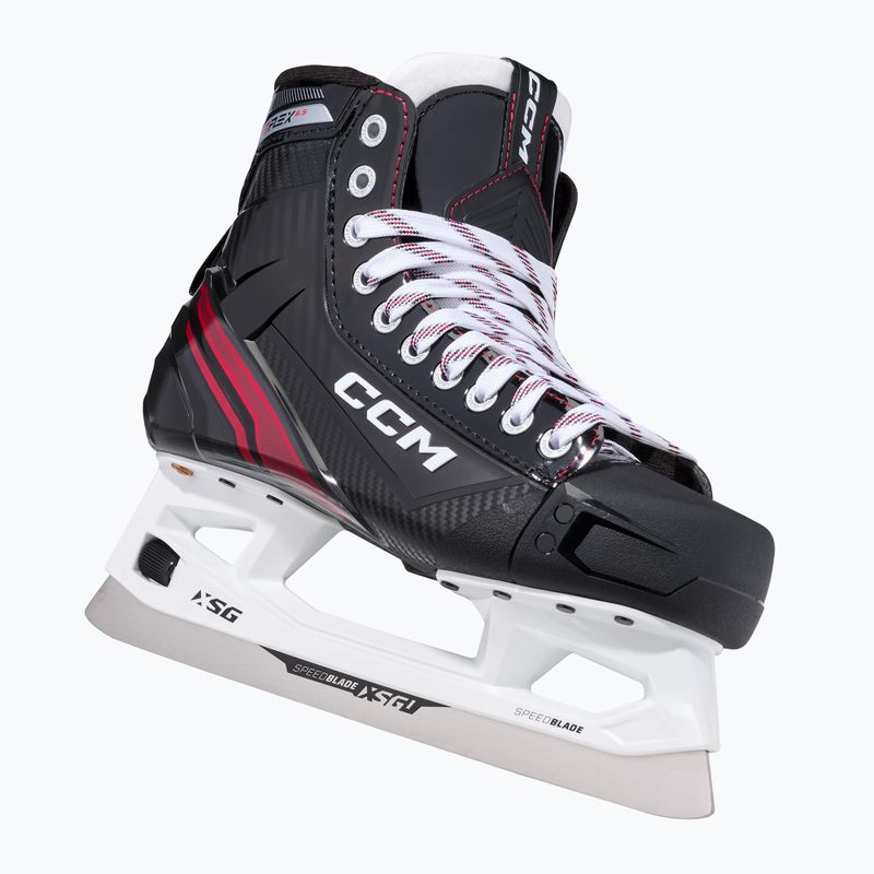 Pattini da hockey da portiere CCM da uomo EFlex 6.5 SR nero 2