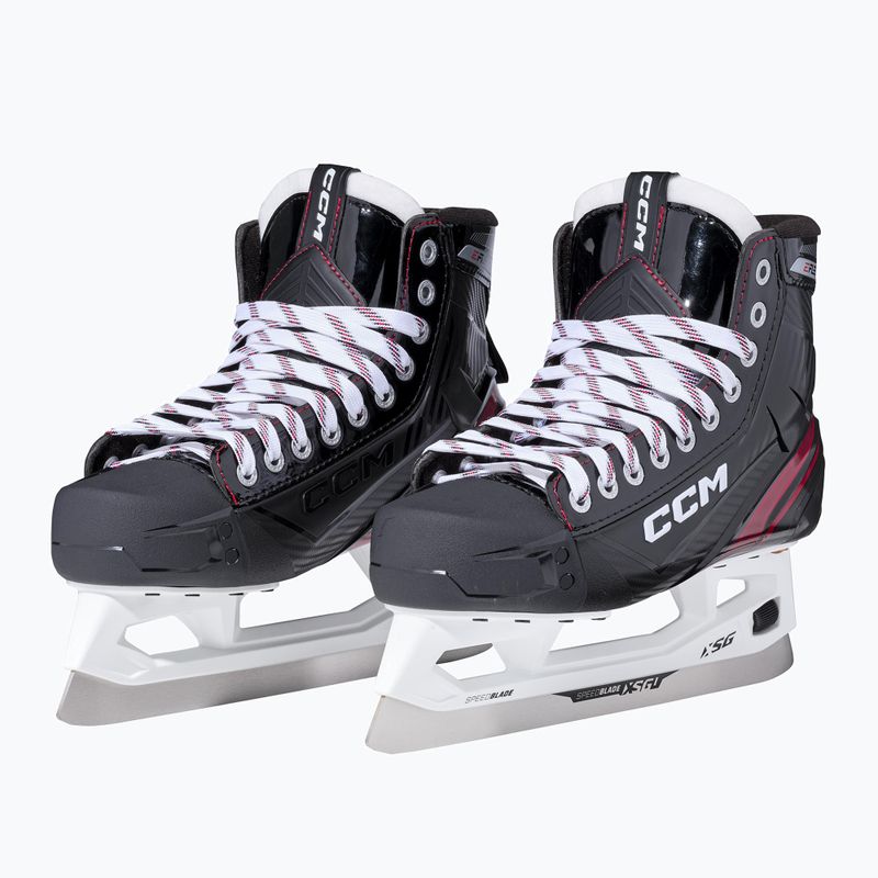 Pattini da hockey da portiere CCM da uomo EFlex 6.5 SR nero 4