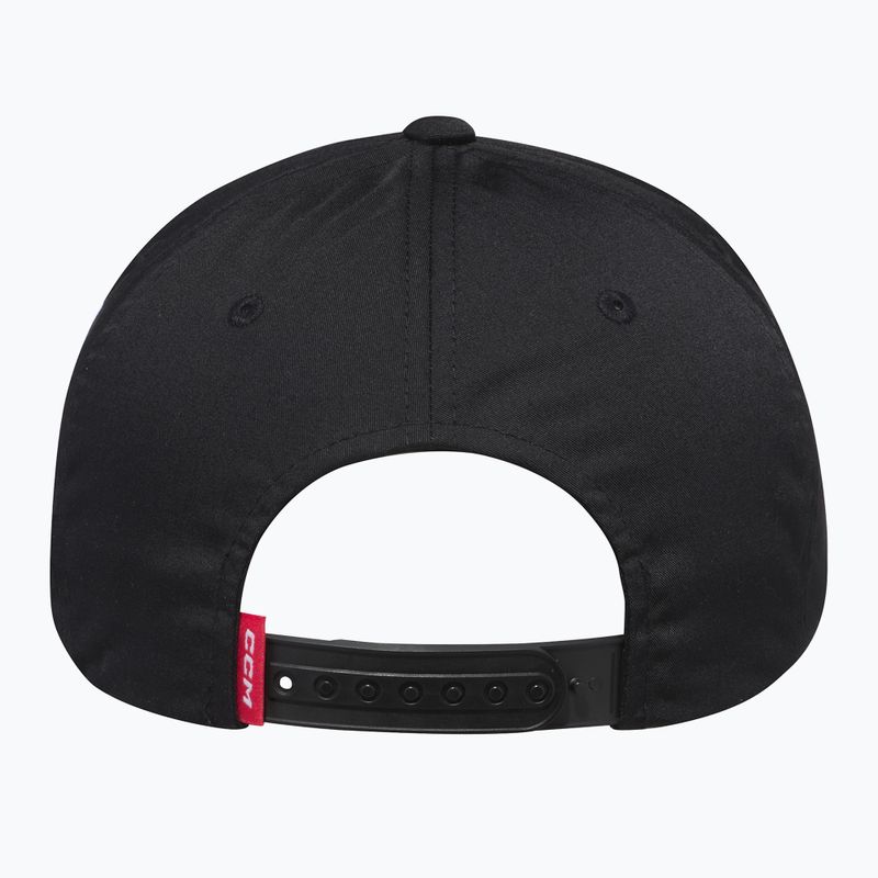 CCM Team Flatbrim Snapback SR cap nero 3