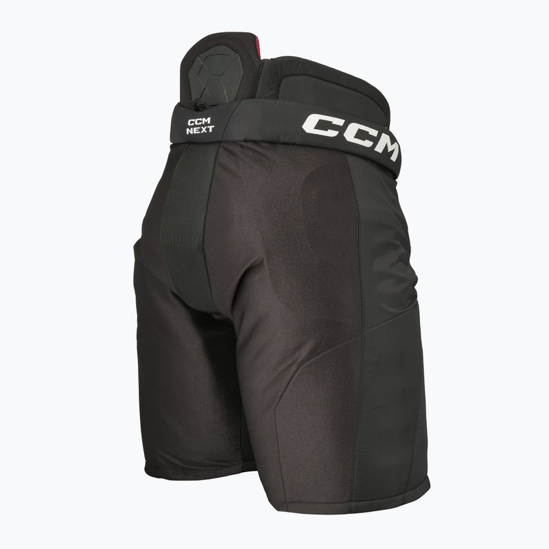 Pantaloni da hockey per bambini CCM Next JR nero 2