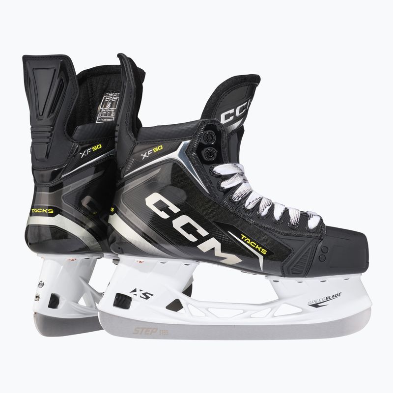 Pattini da hockey da uomo CCM Tacks XF90 SR nero