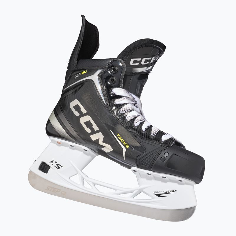 Pattini da hockey da uomo CCM Tacks XF90 SR nero 6