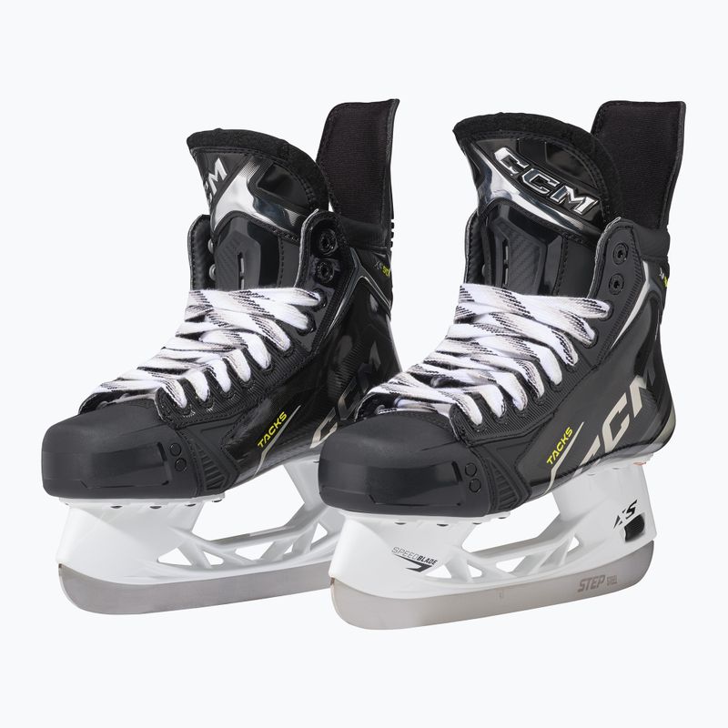 Pattini da hockey da uomo CCM Tacks XF90 SR Wide nero 2
