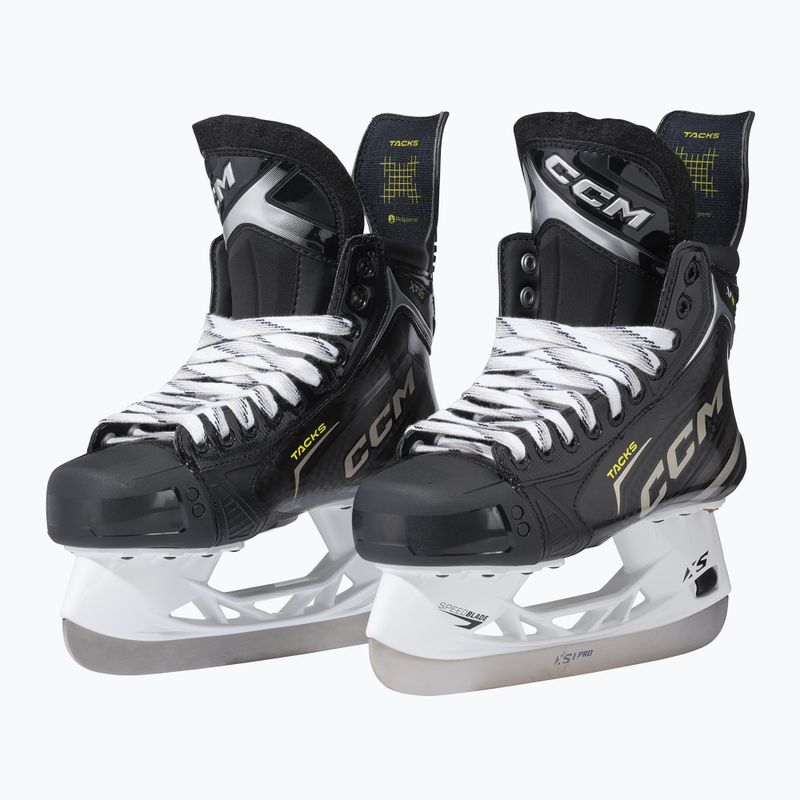 Pattini da hockey da uomo CCM Tacks XF80 SR nero 2