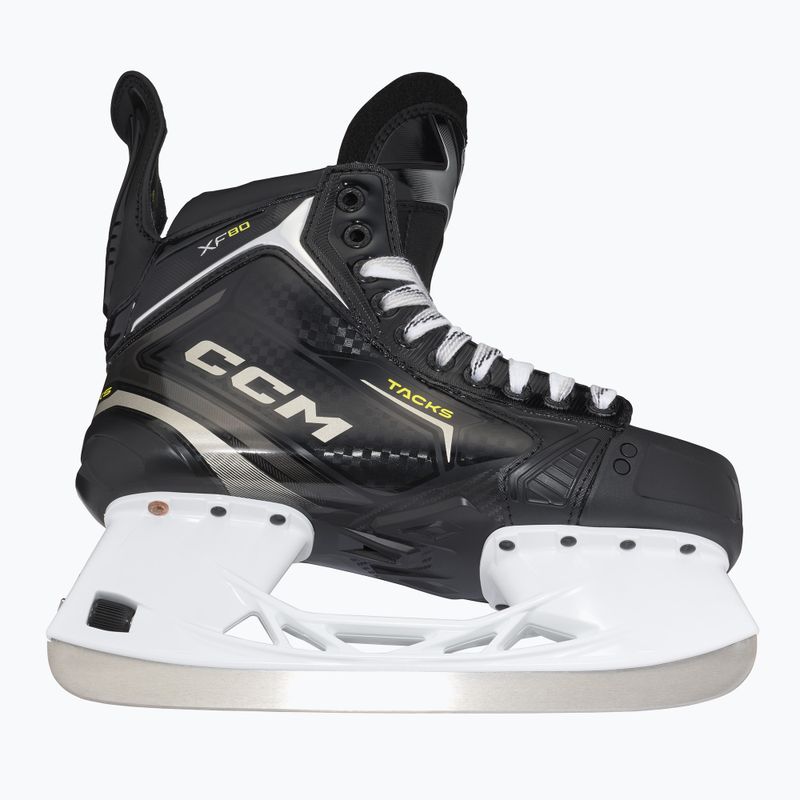 Pattini da hockey da uomo CCM Tacks XF80 SR Wide nero 5