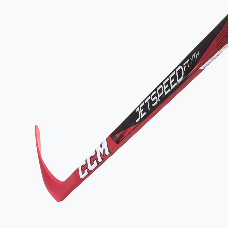 Stecca da hockey junior CCM JetSpeed FT Youth black/red 3