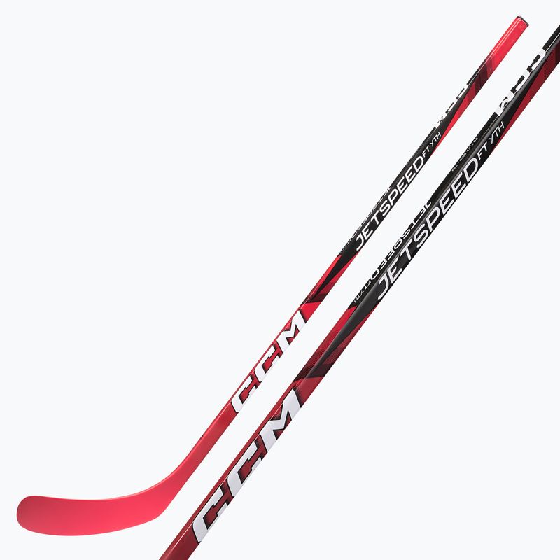 Stecca da hockey junior CCM JetSpeed FT Youth black/red 6