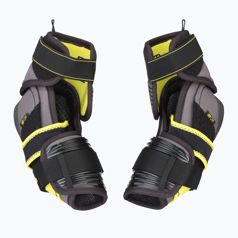 CCM Tacks XF80 SR gomitiere per hockey nero 2