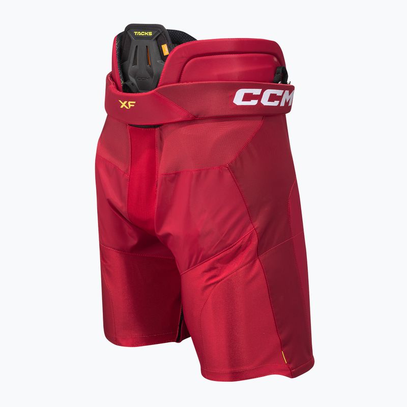 Pantaloni da hockey da uomo CCM Tacks XF SR rosso 2