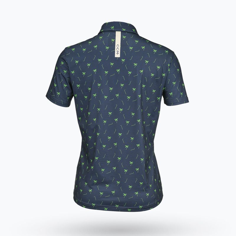 Polo donna CCM Golf Polo Palms dark mint 2