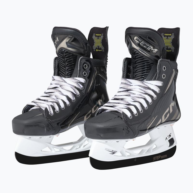 Pattini da hockey uomo CCM Tacks XF Pro SR REGULAR black 2