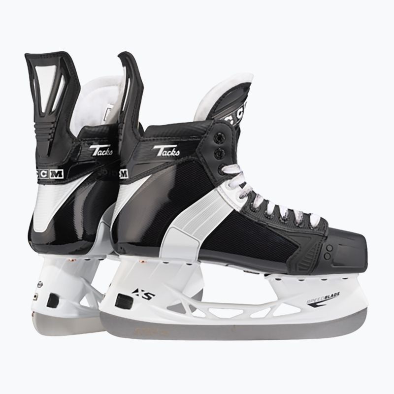 CCM Retro Tacks pattini da hockey da uomo 652 SR nero
