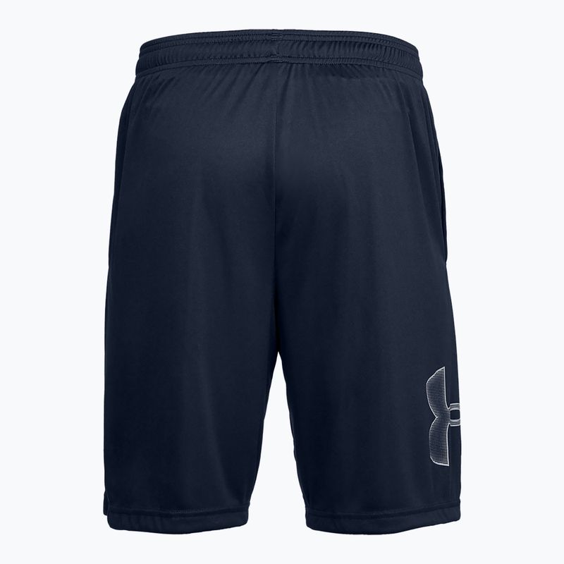 Pantaloncini da allenamento uomo Under Armour Tech Graphic academy/steel 2