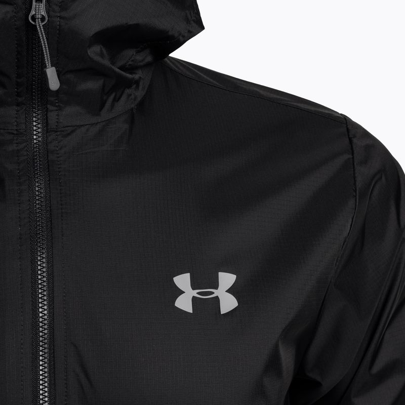 Giacca da allenamento Under Armour Forefront Rain nero/acciaio da uomo 6