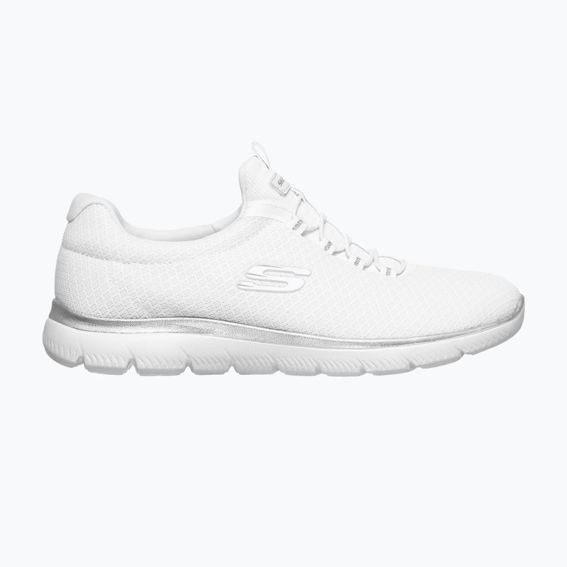 SKECHERS scarpe da donna Summits bianco/argento 12