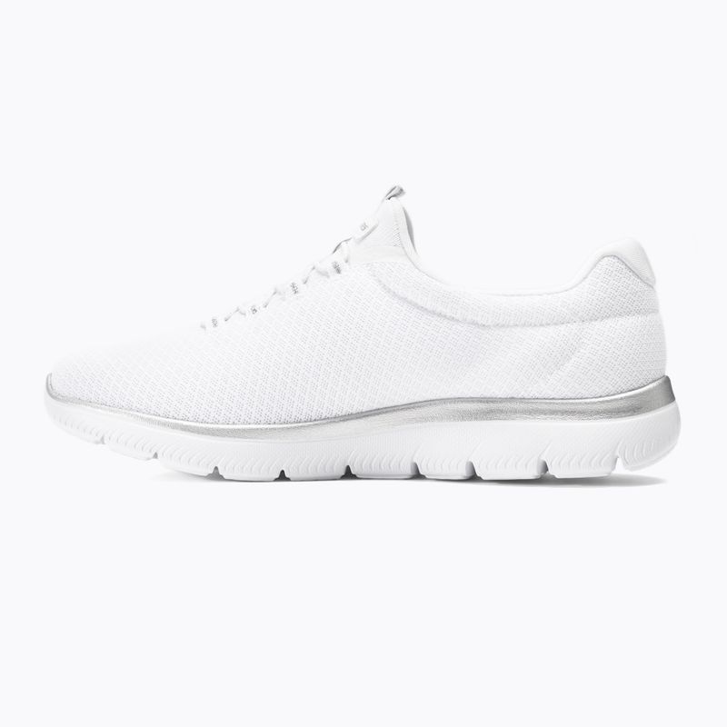 SKECHERS scarpe da donna Summits bianco/argento 10