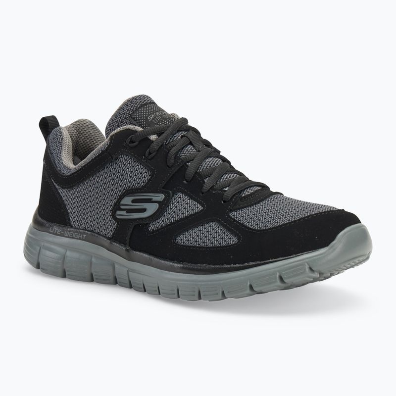 SKECHERS Burns Agoura nero/grigio scarpe da uomo
