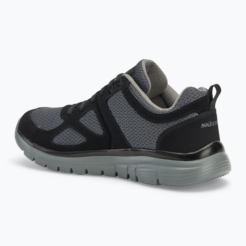 SKECHERS Burns Agoura nero/grigio scarpe da uomo 3