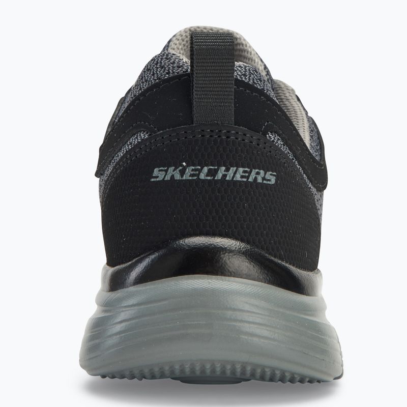 SKECHERS Burns Agoura nero/grigio scarpe da uomo 6