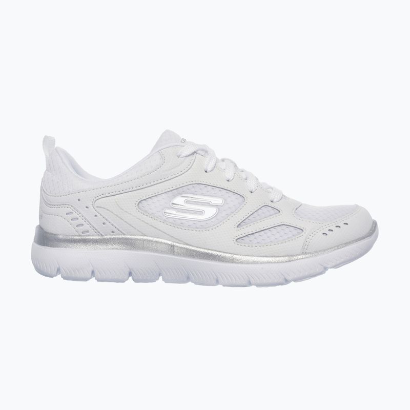 Scarpe da donna SKECHERS Summits Suited bianco/argento 7
