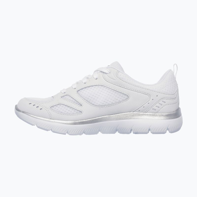 Scarpe da donna SKECHERS Summits Suited bianco/argento 8