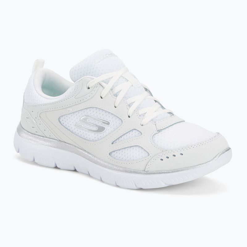 Scarpe da donna SKECHERS Summits Suited bianco/argento
