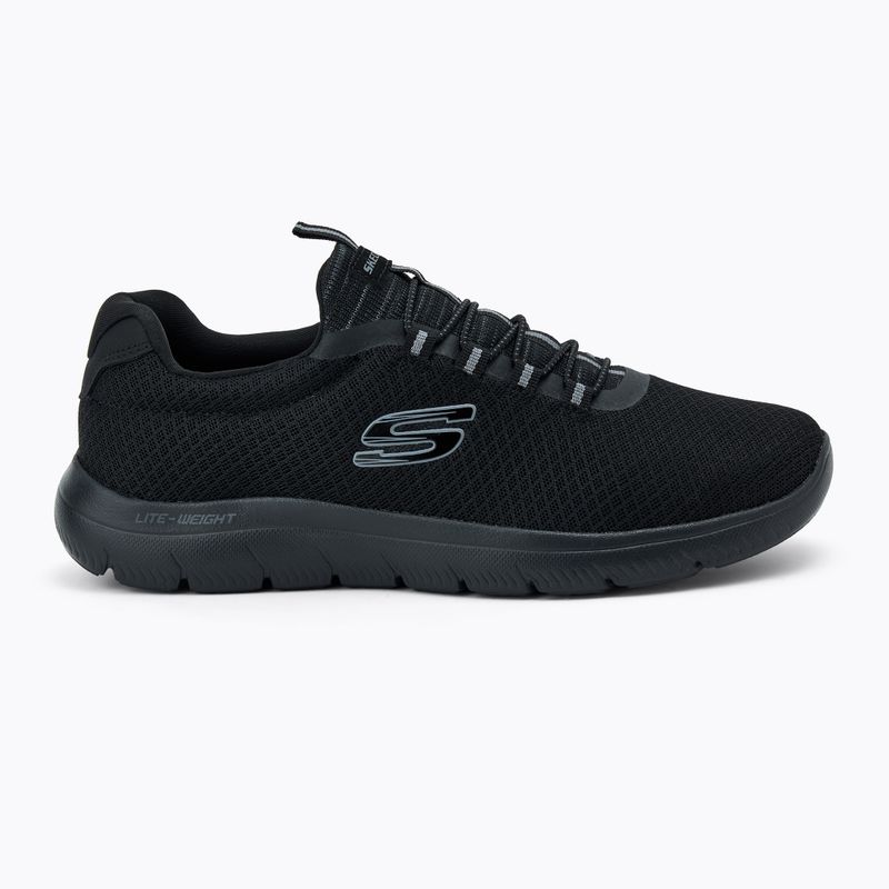 SKECHERS scarpe da uomo Summits nero 2