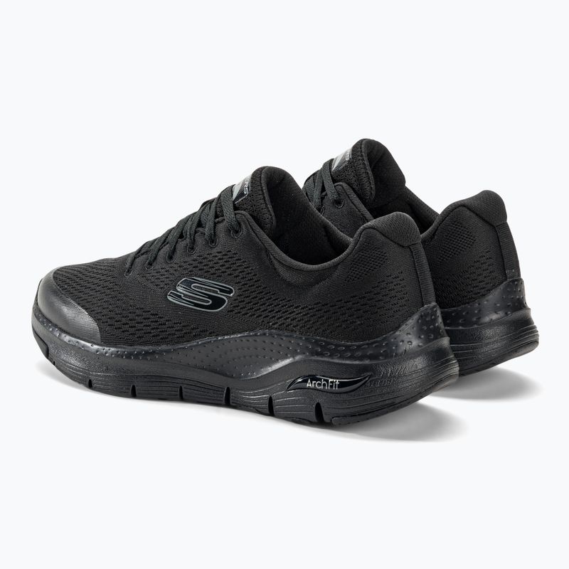SKECHERS scarpe da uomo Arch Fit nero 3