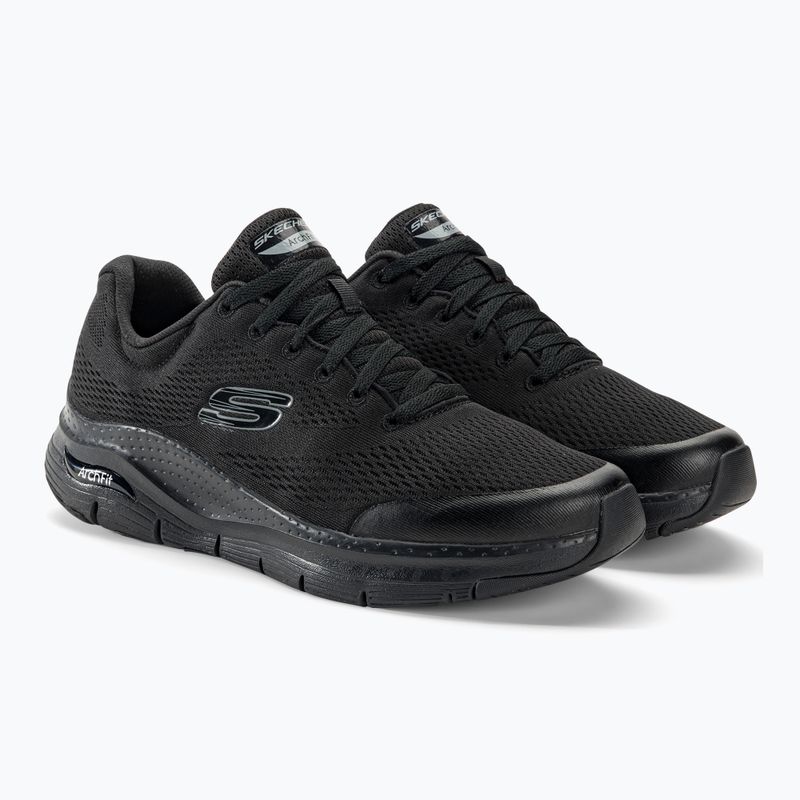 SKECHERS scarpe da uomo Arch Fit nero 4