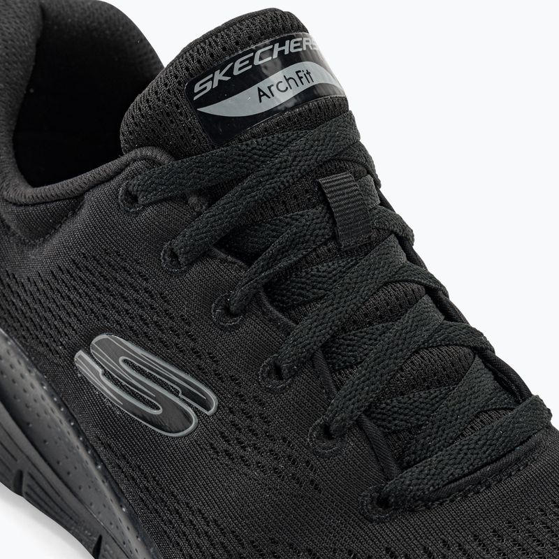 SKECHERS scarpe da uomo Arch Fit nero 8