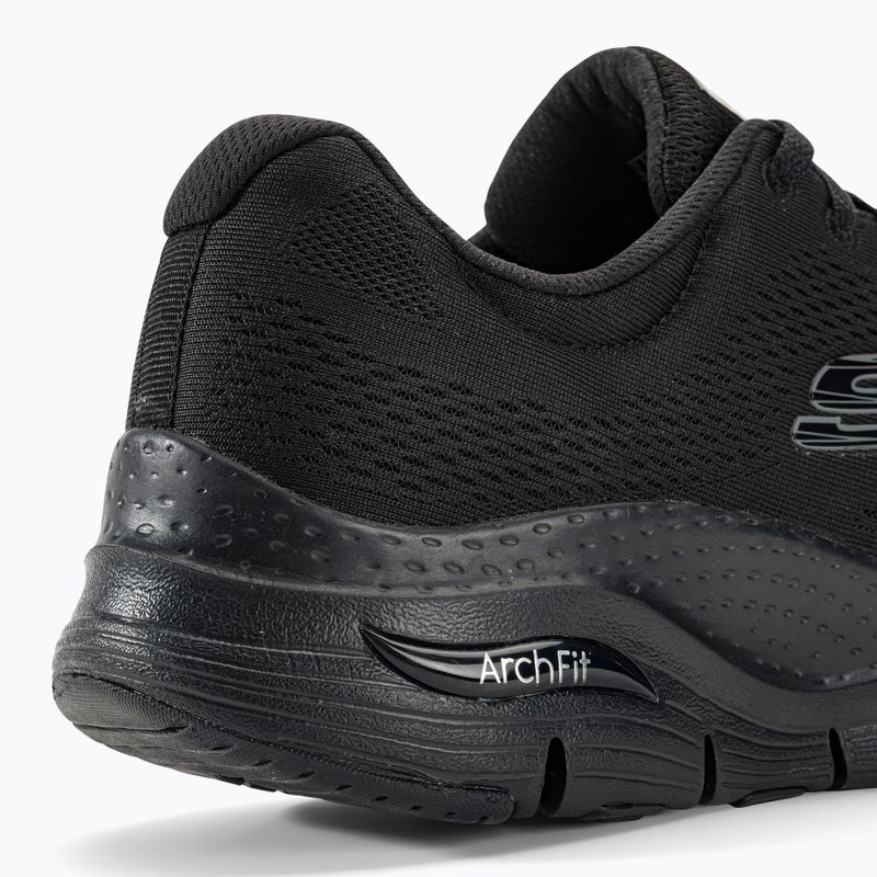 SKECHERS scarpe da uomo Arch Fit nero 9