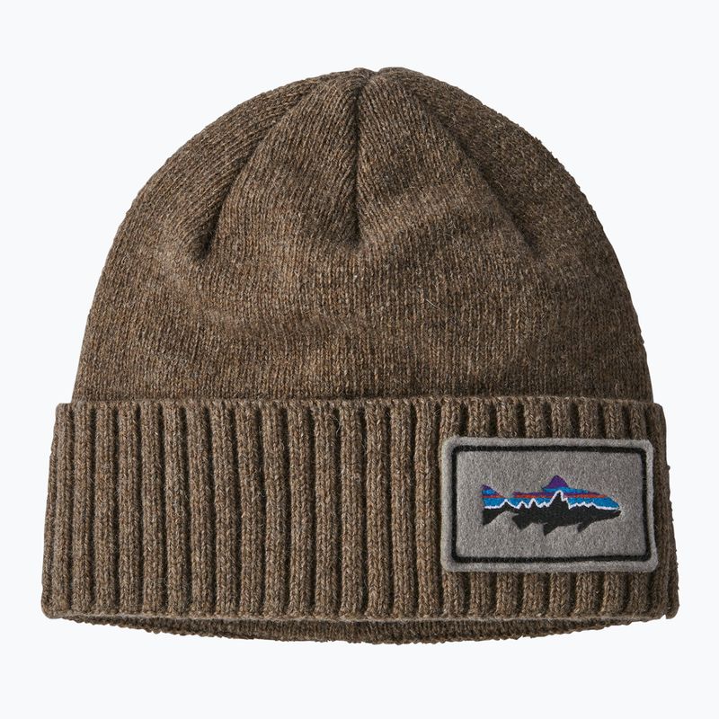 Cappello invernale Patagonia Brodeo Beanie fitz roy trout patch/ash tan 6