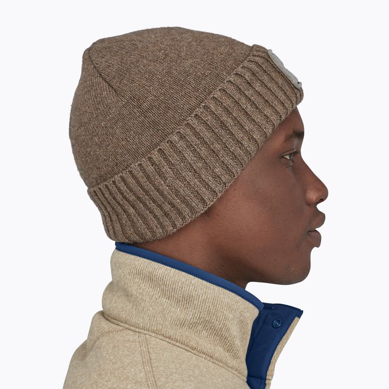 Cappello invernale Patagonia Brodeo Beanie fitz roy trout patch/ash tan 8