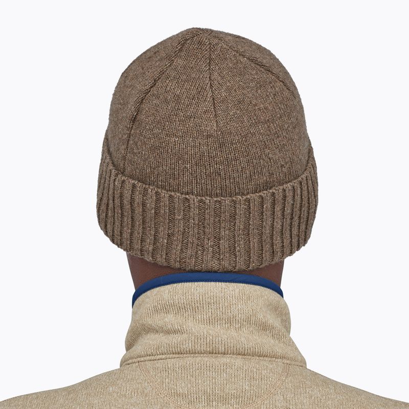 Cappello invernale Patagonia Brodeo Beanie fitz roy trout patch/ash tan 9