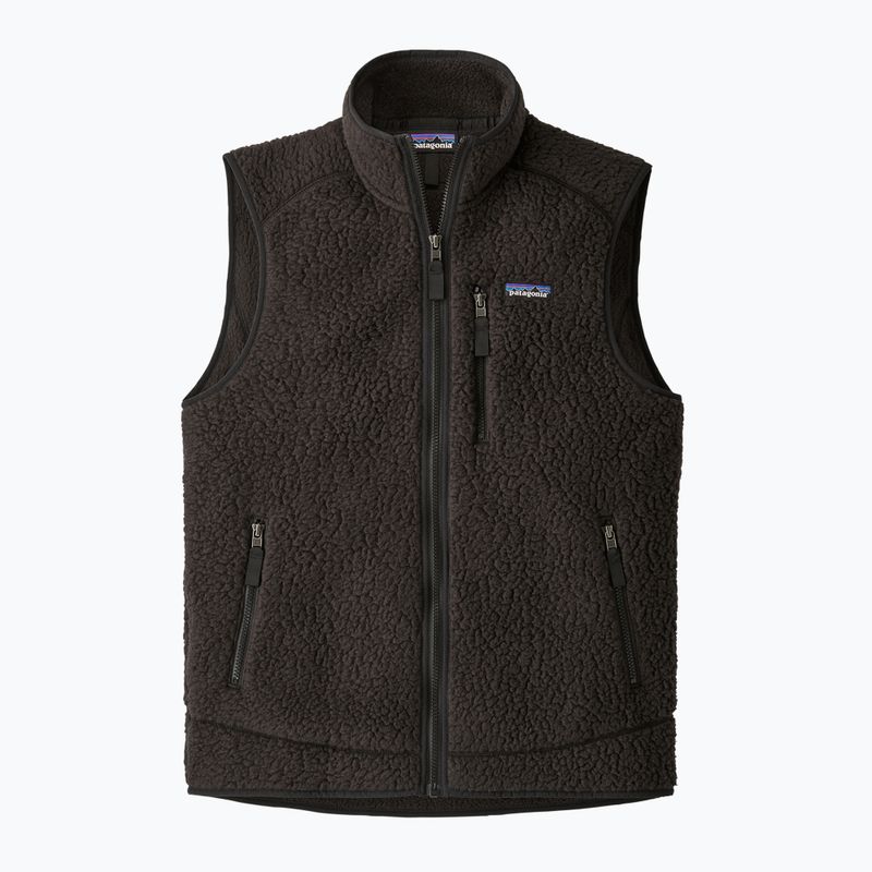 Smanicato da uomo Patagonia Retro Pile Fleece nero 3