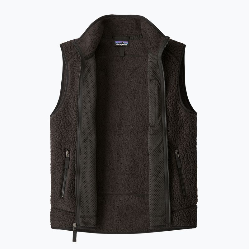 Smanicato da uomo Patagonia Retro Pile Fleece nero 4