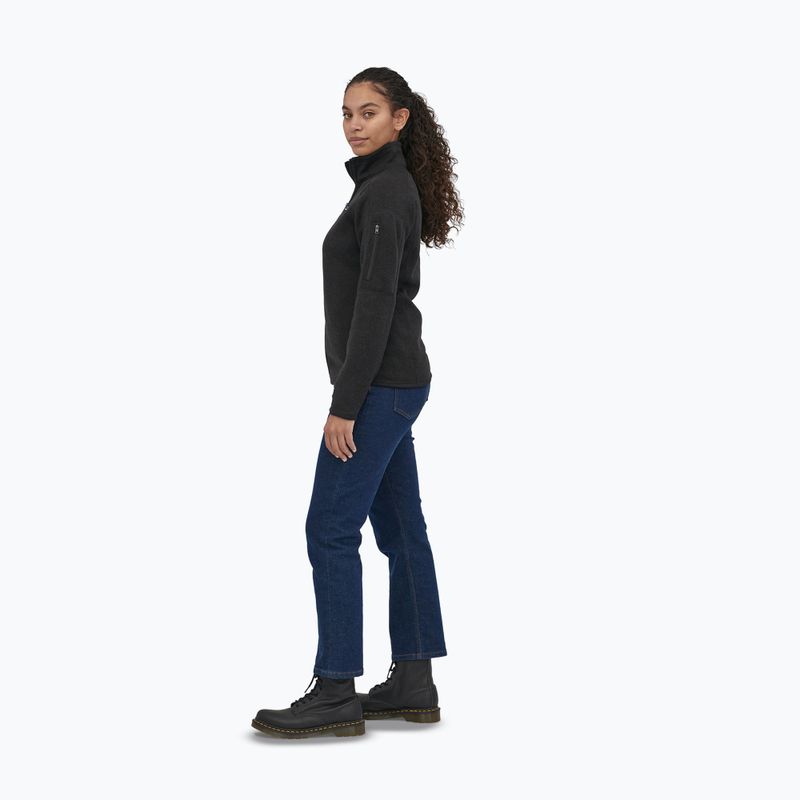Felpa da trekking in pile da donna Patagonia Better Sweater nero 2