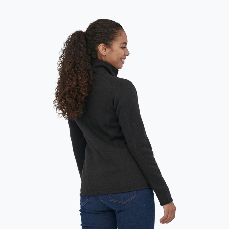 Felpa da trekking in pile da donna Patagonia Better Sweater nero 3