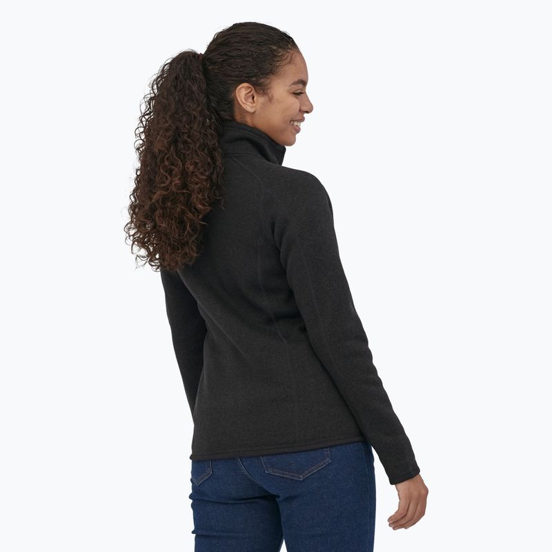 Felpa da trekking in pile da donna Patagonia Better Sweater nero 2