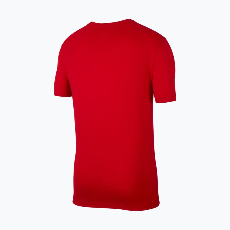 T-shirt uomo Nike Sportswear Club university red/white 5