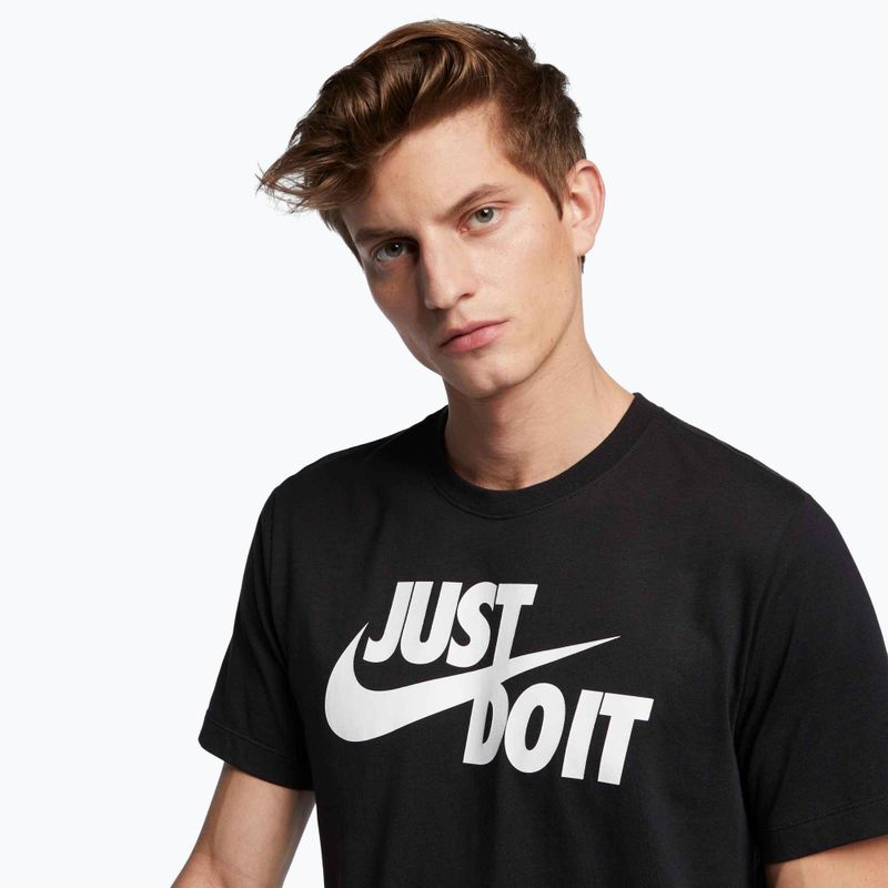 Maglietta Nike Sportswear JDI uomo nero/bianco 4