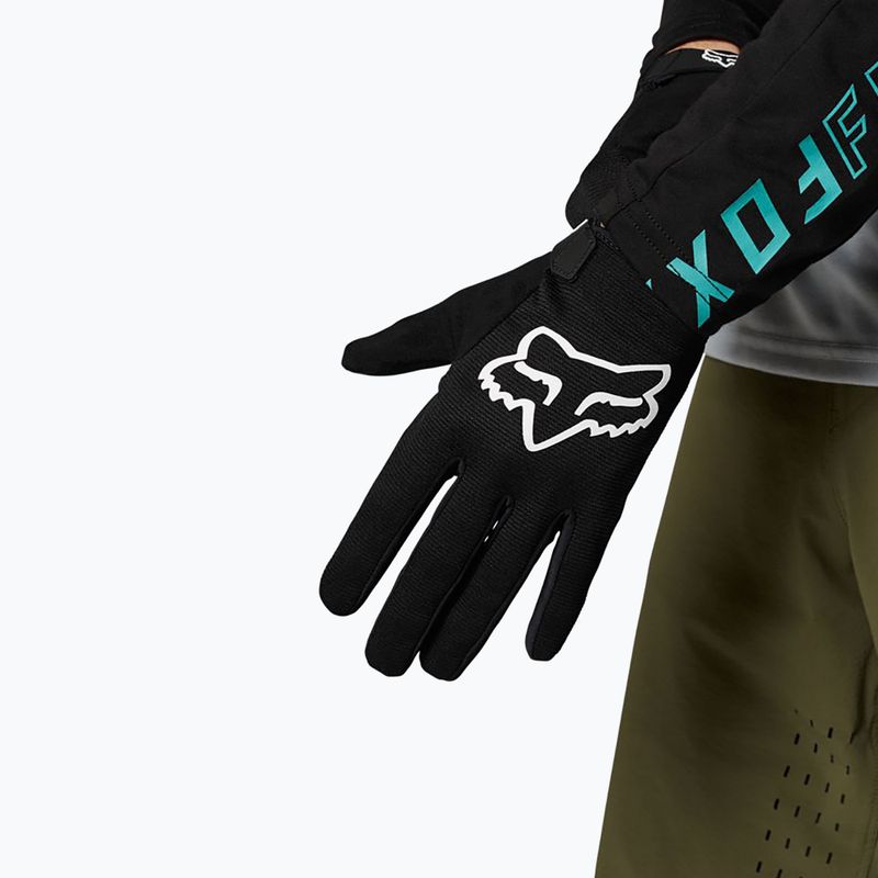 Guanti da ciclismo per bambini Fox Racing Ranger nero 6