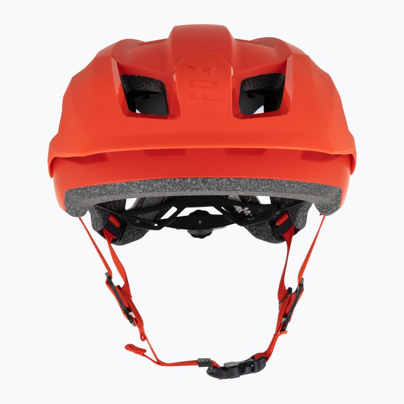 Fox Racing Mainframe Trvrs casco da bici rosso fluorescente 2