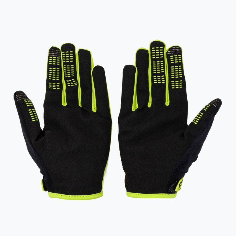 Guanti da ciclismo da uomo Fox Racing Ranger giallo fluorescente 2