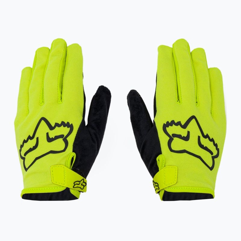 Guanti da ciclismo da uomo Fox Racing Ranger giallo fluorescente 3